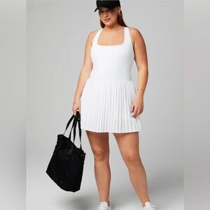 Fabletics Hot Shot Pleated Dress Classic Mini Size L